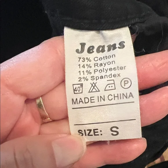 # 0806+ Sexy Black Denim Shorts Set. - Picture 5 of 5